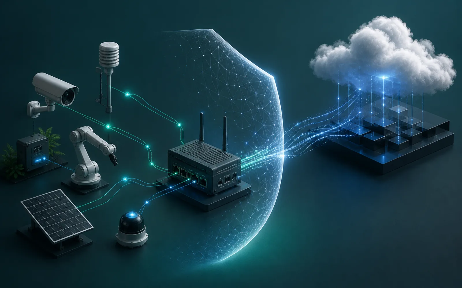 Conceptual illustration for Internet of Things Security Technology